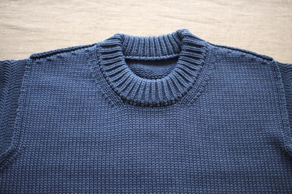 藍染め3Gニット